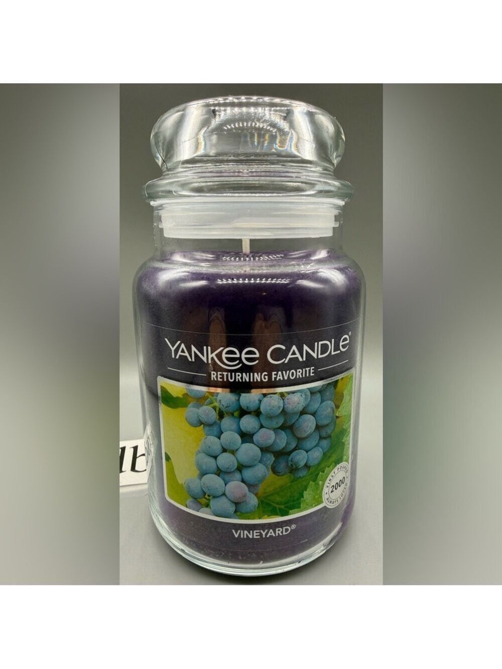 ✨RARE✨ Yankee Candle Vineyard 22oz Large Jar – Hard to Find! 🍇